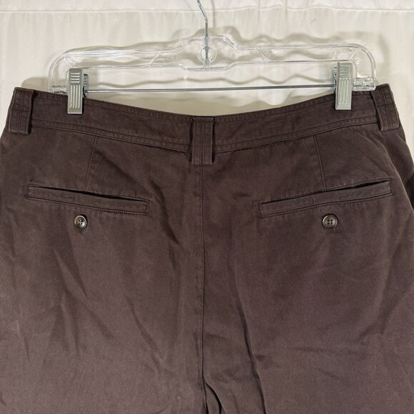 Tommy Bahama Shorts Men's 34 Brown Tencel Lyocell Pockets Button Zip - Picture 7 of 7